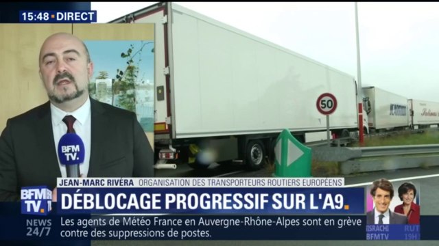 A9: Il y a eu un déficit d’informations en amont , pour Jean-Marc Rivéra, des Transporteurs routiers européens