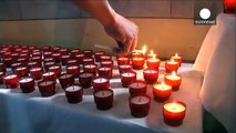 Alpine plane crash: Locals say prayers for Germanwings victims