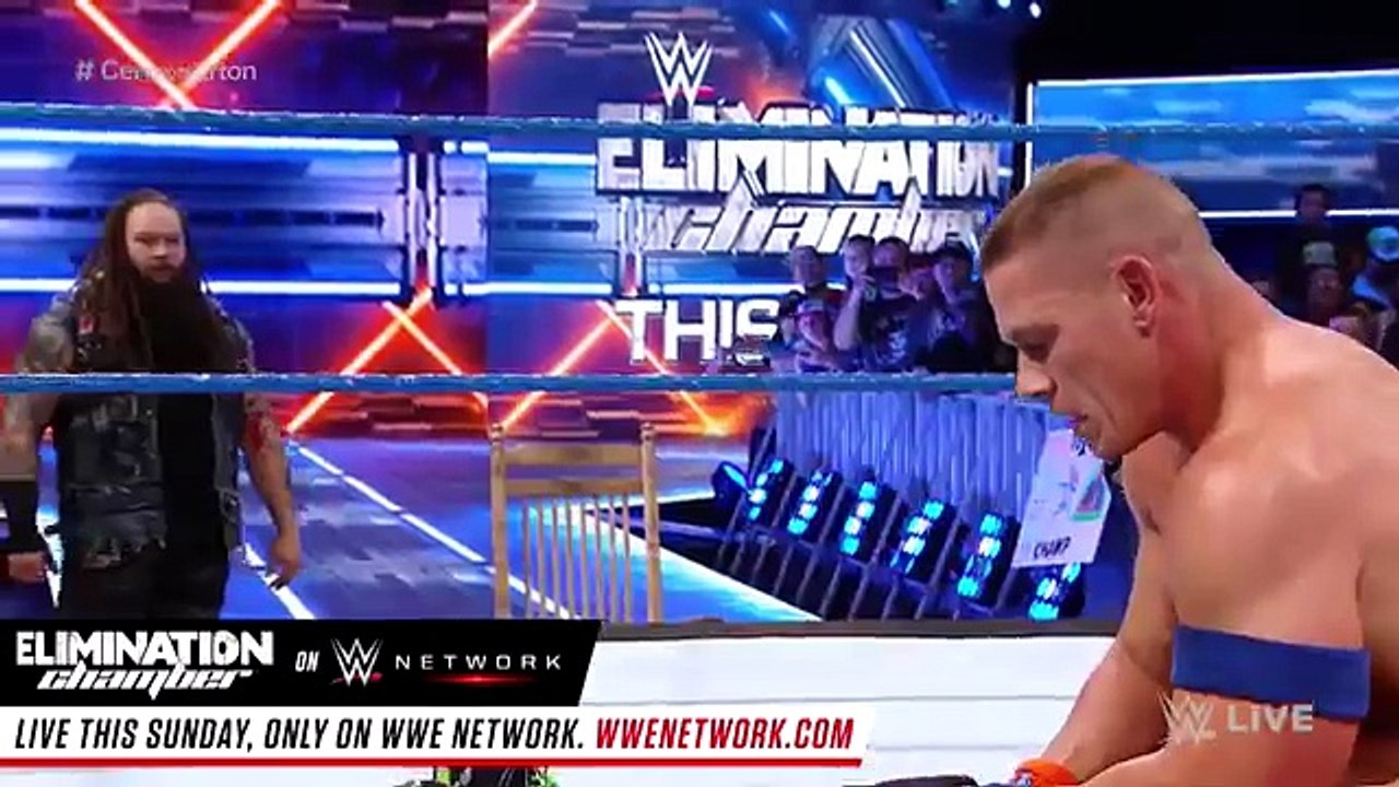 John Cena vs. Randy Orton- SmackDown LIVE, Feb. 7, 2017
