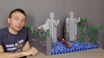 LEGO Lord Of The Rings MOC - Argonath - Odcinek 1 - Figurki Na Makiecie