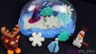 ♥ Play-Doh Disney FROZEN Sparkle Snow Dome Playset With Anna Elsa Olaf Sven Sparkle Playdough