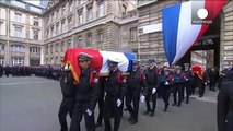 France remembers the officers who died in the Paris attacks