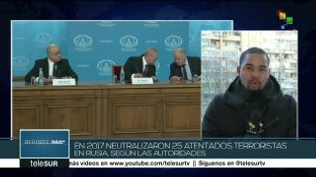 Rusia neutralizó 25 atentados terroristas durante 2017, según informe