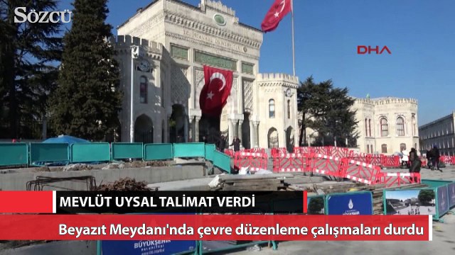 Beyazıt Meydanı düzenlemesi hakkında şok