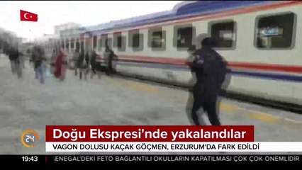 Doğu Ekspresi'nde yakalandılar