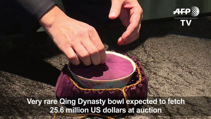 Very rare Qing Dynasty bowl seen topping $25 mn at auction