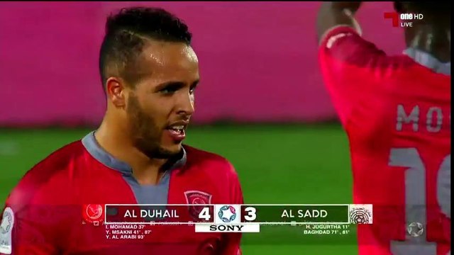 يوسف العربي يقود فريقه الدحيل للفوز على السد 4-3 بتسجيله هدف الفوز في الدقيقة 93