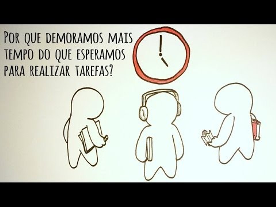 Por que tarefas demoram mais tempo do que esperamos?
