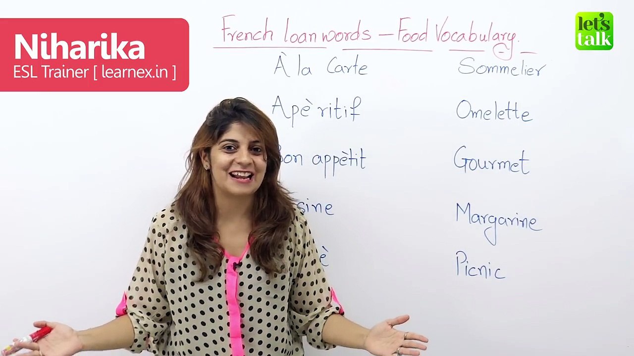10  French words used in English - Free English lesson online - Improve your English Pronunciation