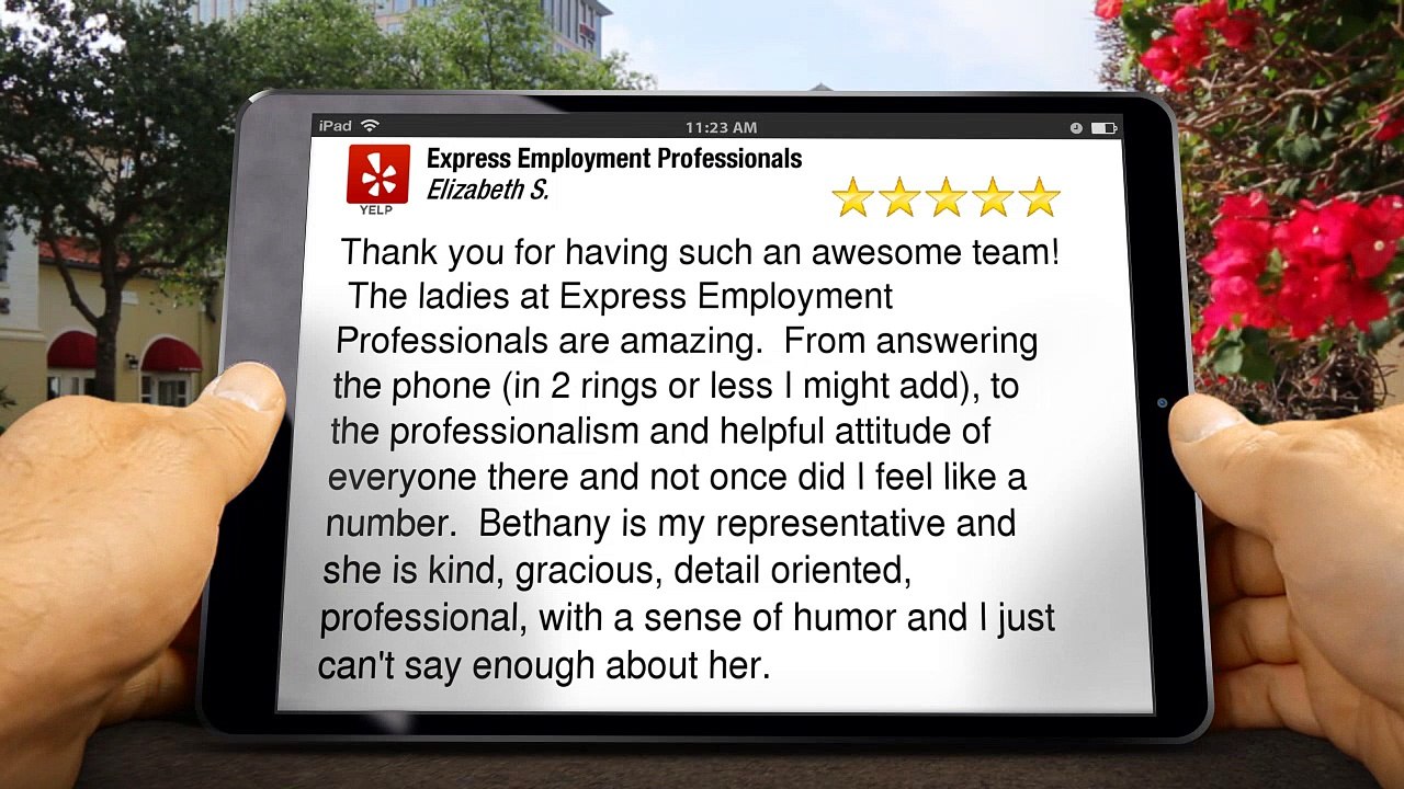 Express Employment Professionals Tacoma Tacoma Outstanding 5 Star Review by Elizabeth S.