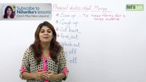 English Grammar Lesson - Phrasal verbs about Money. (Learn English Vocabulary)