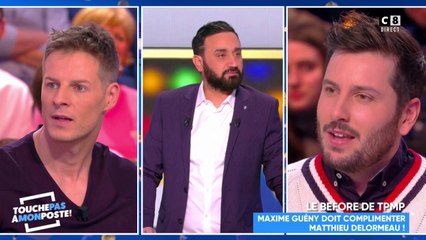Maxime Guény doit complimenter Matthieu Delormeau... Mais le clashe !