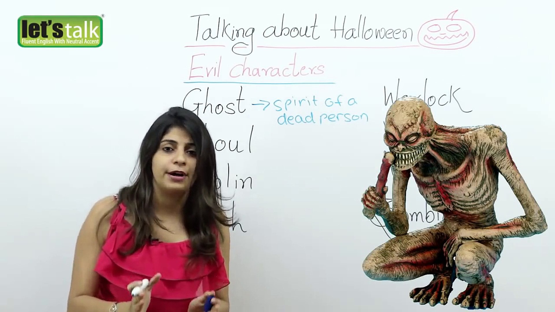 Halloween - English Lesson ( ESL )