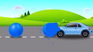 Learn the Colors with Cars and Color Balls - Colours for Children