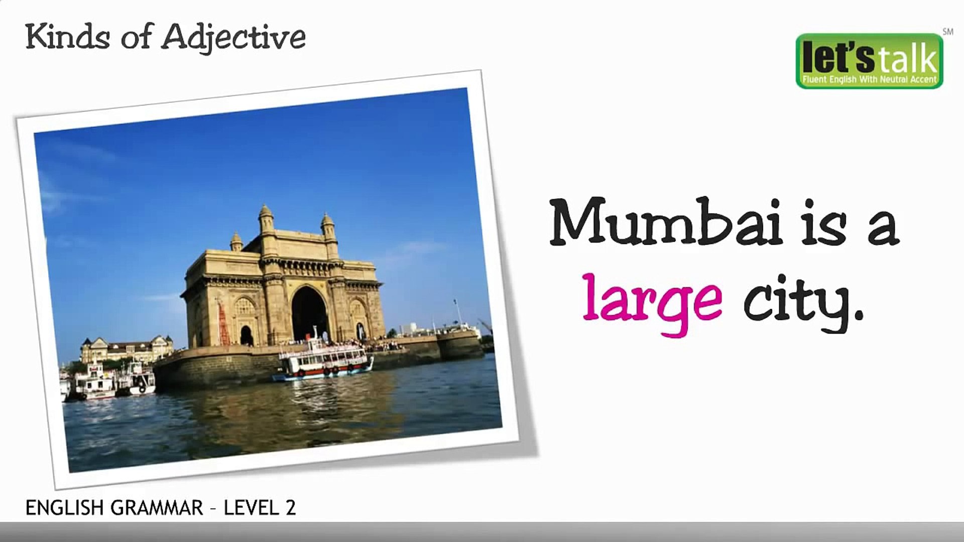 Adjectives - English Grammar level 2