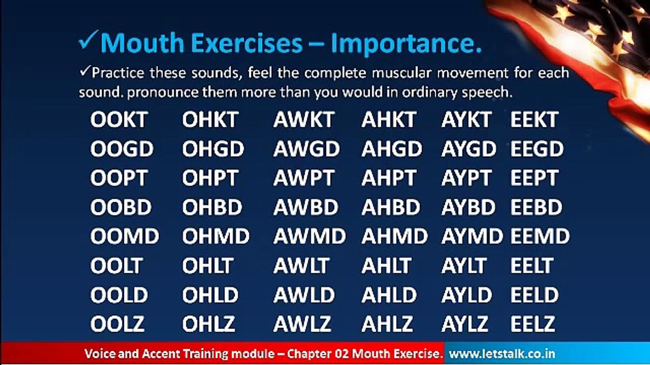 Voice & Accent Training, American accent, British accent, US accent, UK accent