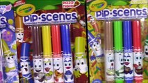 New Crayola Pip Scents Scented Markers!Pizza Carnival Snacks Cupcakes Tropical Vacation!SHOPKINS