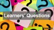 Learners' Questions: This, that, these and those