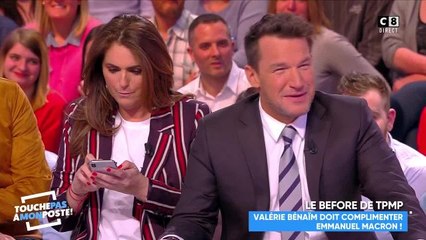 Valérie Bénaïm félicite Emmanuel Macron pour son "beau petit boule"