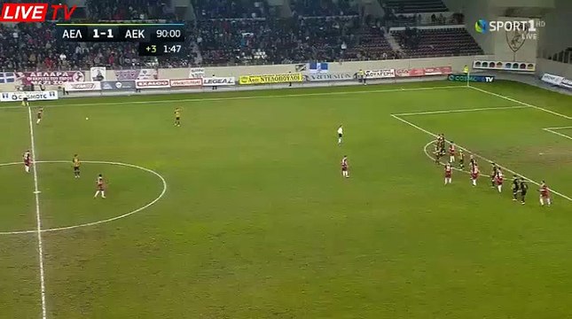 Sandi Krizman Goal HD - AEL Larissa	2-1	AEK Athens FC 01.03.2018