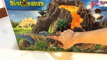 GIANT DINOSAUR VOLCANO ADVENTURE PLAYSET for kids Schleich Dinosaur toys Learn Dinosaur Names