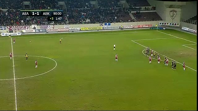 2-1 Sandi Krizman AMAZING Goal - AEL Larissa 1 - 1 AEK Athens FC 01.03.2018