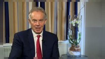 Tony Blair im Interview mit Euronews