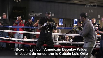 Boxe: rencontre avec le champion américain Deontay Wilder