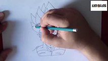 Como dibujar a goku super sayayin - How to draw goku super saiyan