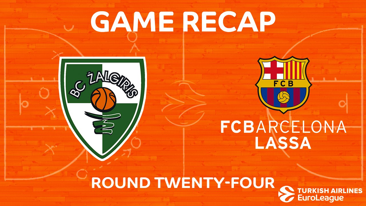 Highlights: Zalgiris Kaunas - FC Barcelona Lassa