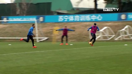 Entrenamiento del Inter de Milan