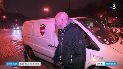 Sans-abri : des élus d'Île-de-France à la rue