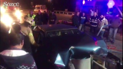 Sultanbeyli'de korkunç kaza