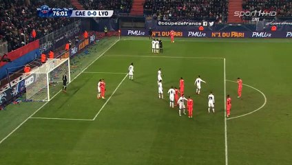 Ismael Diomande Goal HD - Caen 1-0 Lyon 01.03.2018