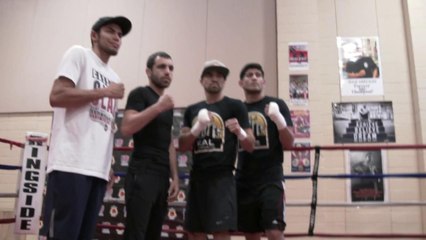 ESPN Fighters Pose for Photographs