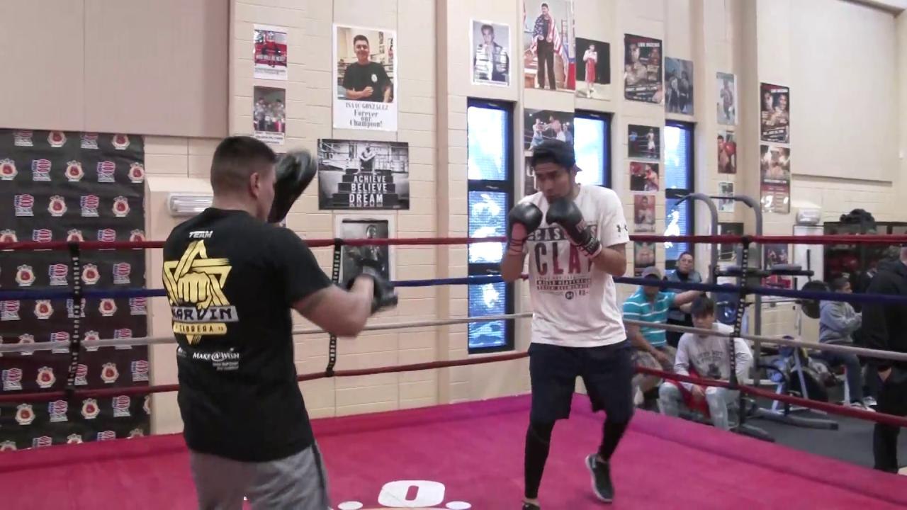 Marvin Cabrera - Hitting the Mitts