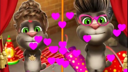 पति पत्नी का मजाक talking Tom cat fun ka Full recharge
