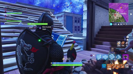 Fortnite All Gold, Tilted Towers massacre, 10 kills, 2 place