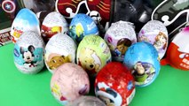 13 Surprise kinder eggs, marvel, toy story, princess, mickey mouse, cars, jake the pirate, DC TOY