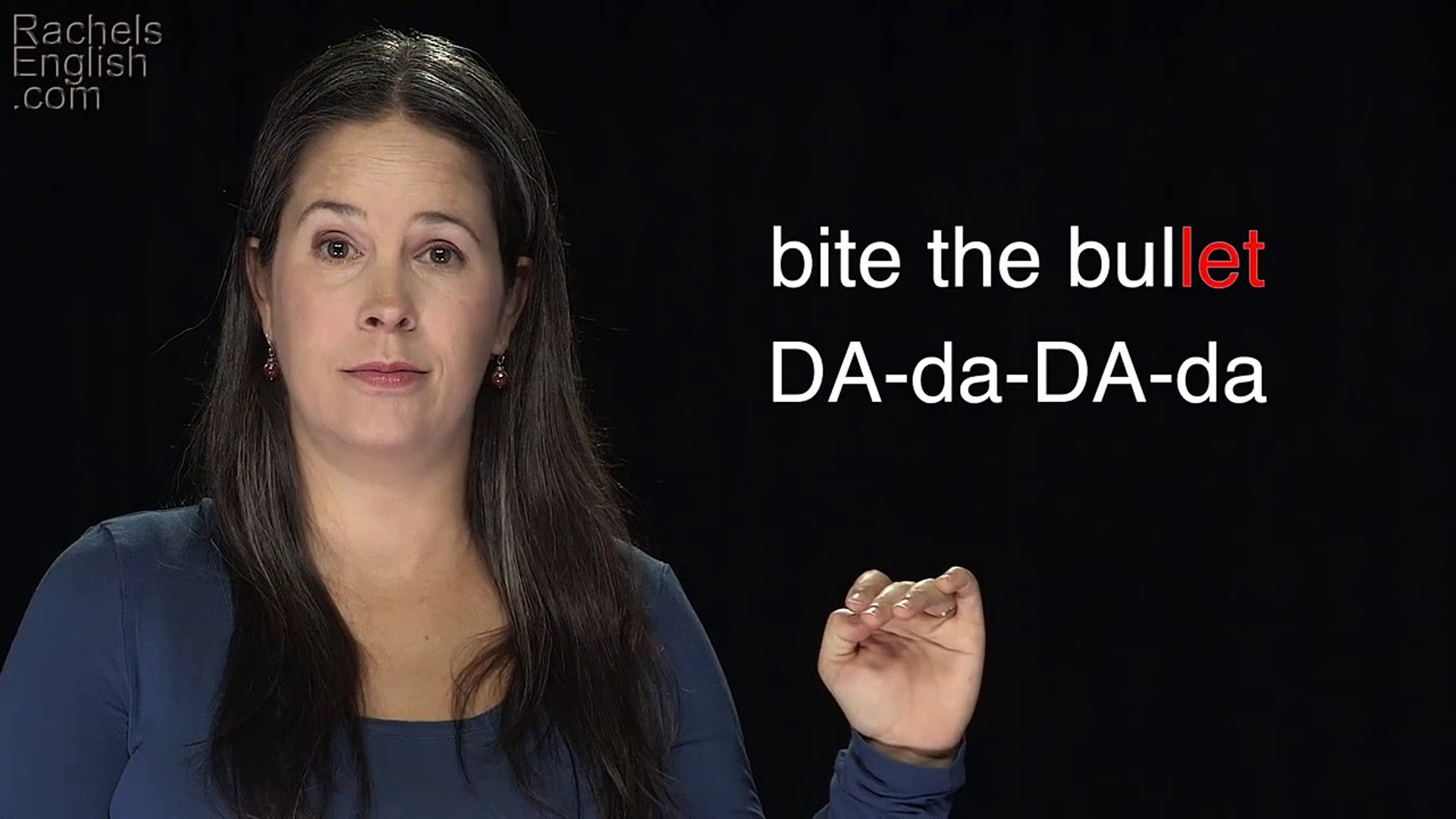 English Idiom:  Bite the Bullet – Meaning and Pronunciation