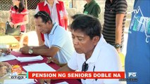 NEWS & VIEWS: Pension ng seniors, doble na