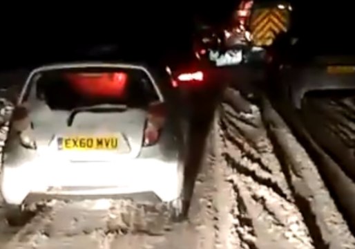 Vehicles Stuck on A31 Following Collision