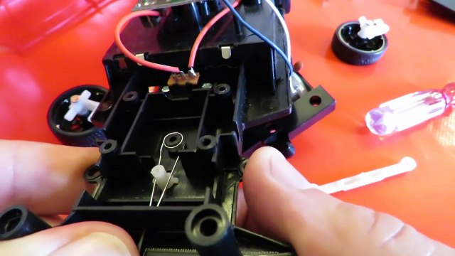 Disassembly - RC toy car steering adjuster location