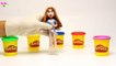 Disney Babies Princess Ariel Dress Up Wrong Dress Play doh STOP MOTION  Learn Colors Finger Family