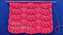 Parasol stitch | Lace Knitting #15