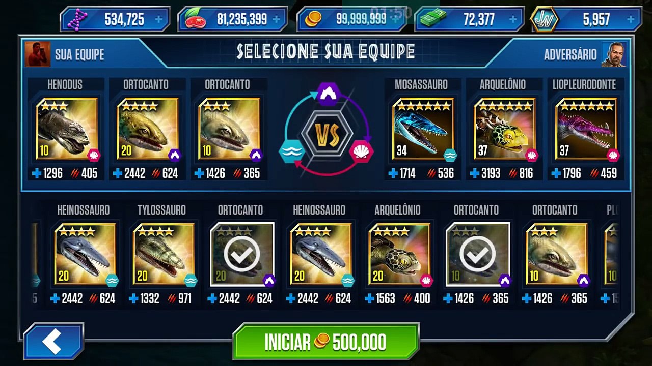 NOVO Cenozoico PHORUSRHACOS Desbloqueado!! + Lutas da Baleia Azul? JURASSIC WORLD O JOGO