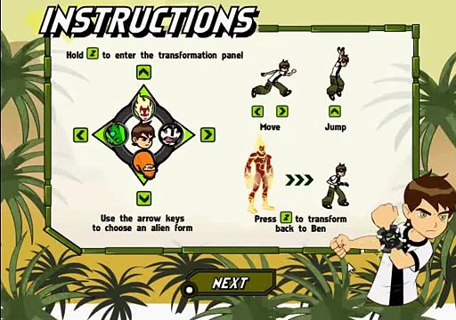 Play GAMES with BEN 10: Race against time: Savage Pursuit