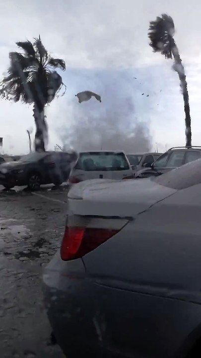 Grounded Waterspout