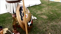 Ancient Greek Hoplite Interview ARMOUR & TACTICS! Military Odyssey new | HD Video