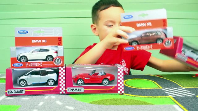 Машинки BMW от Kinsmart и Welly Электомобиль I8 классные Джипы и другие крутые тачки